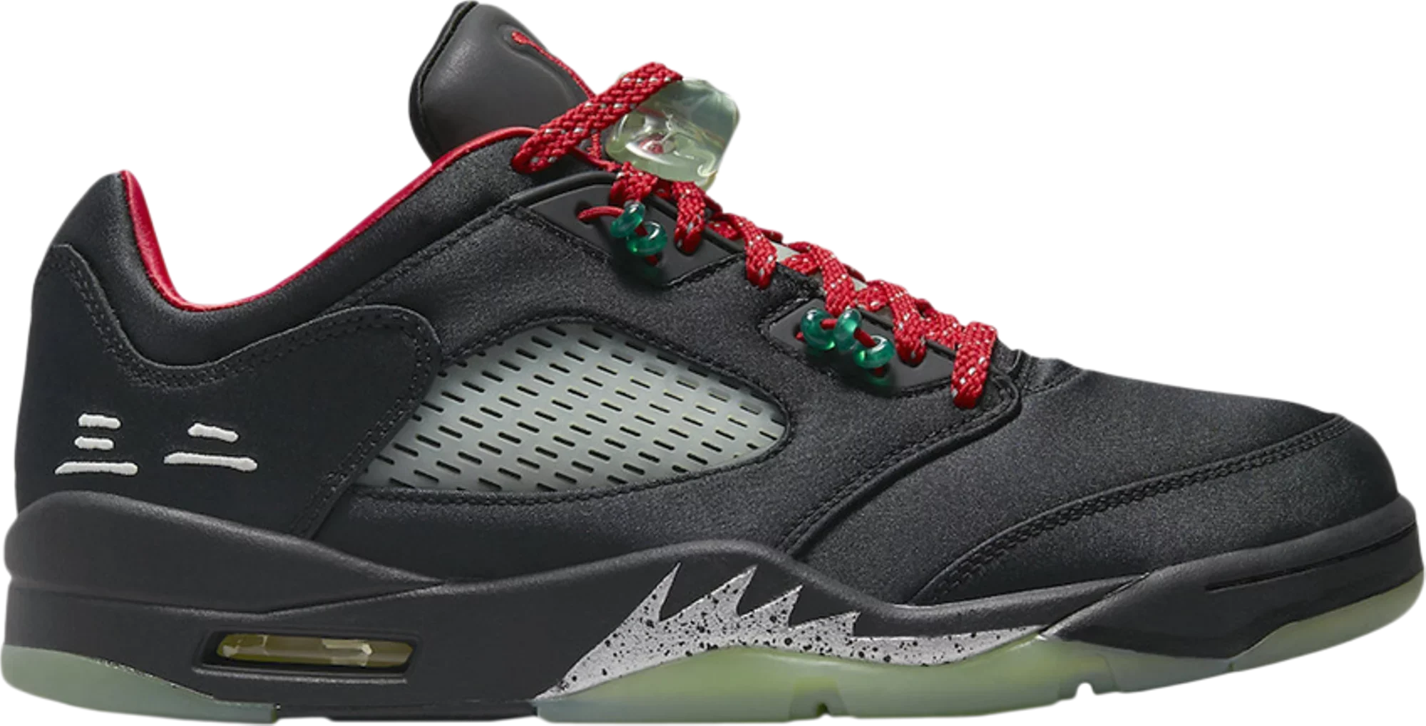 CLOT x Air Jordan 5 Retro Low 'Black Classic Jade'