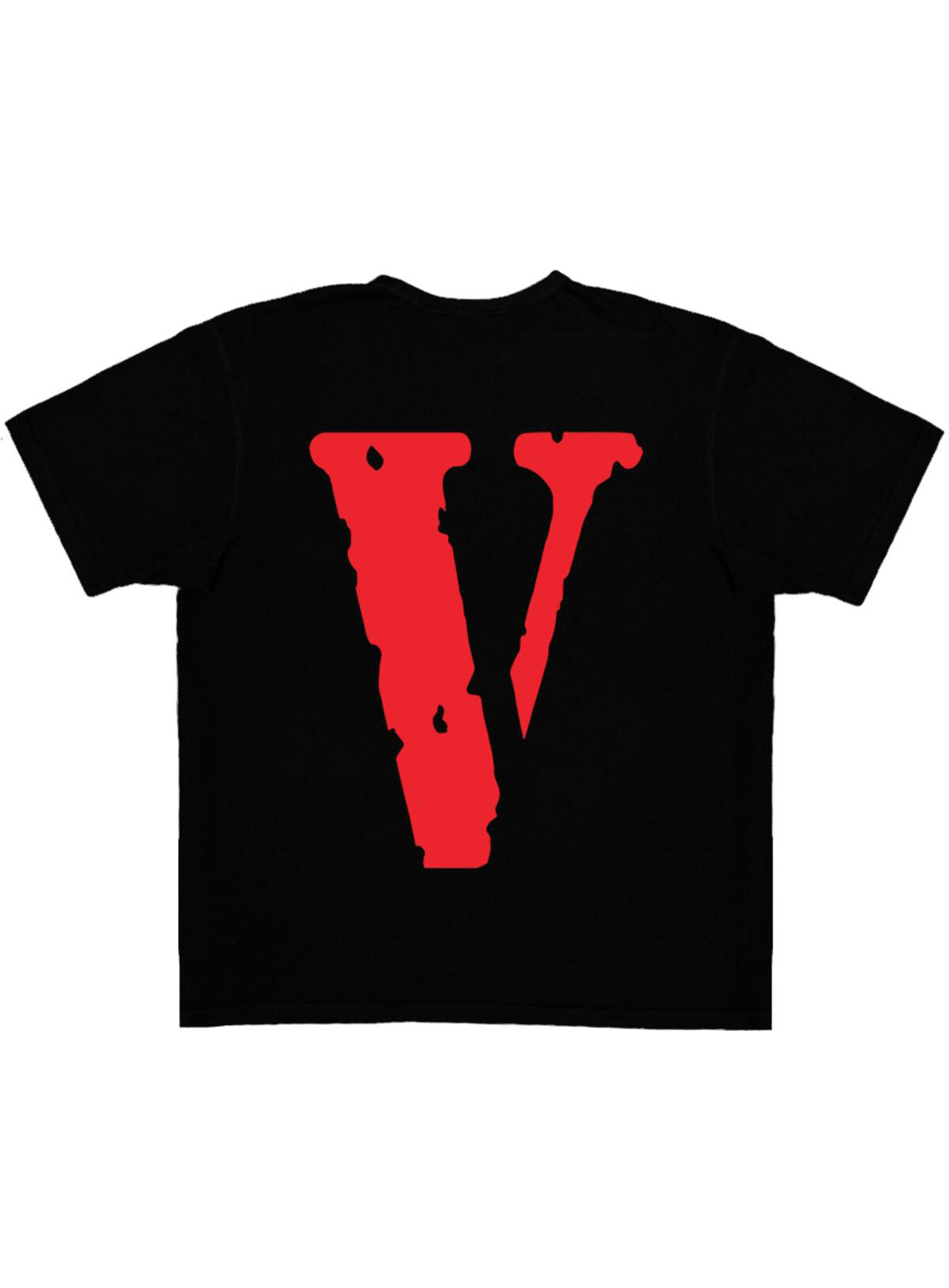 VLONE FRIENDS TEE - BLACK/RED