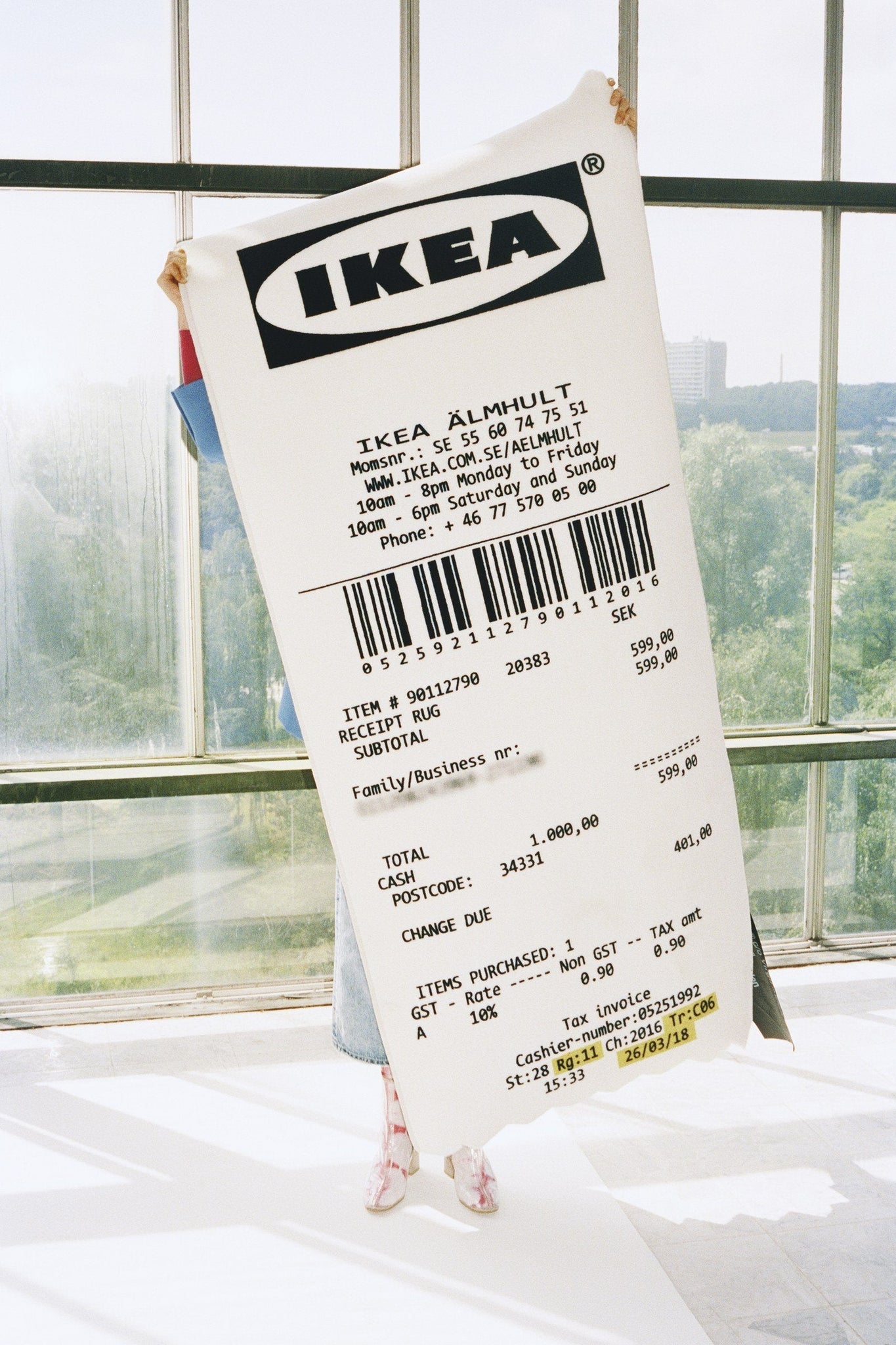 RECEIPT RUG
