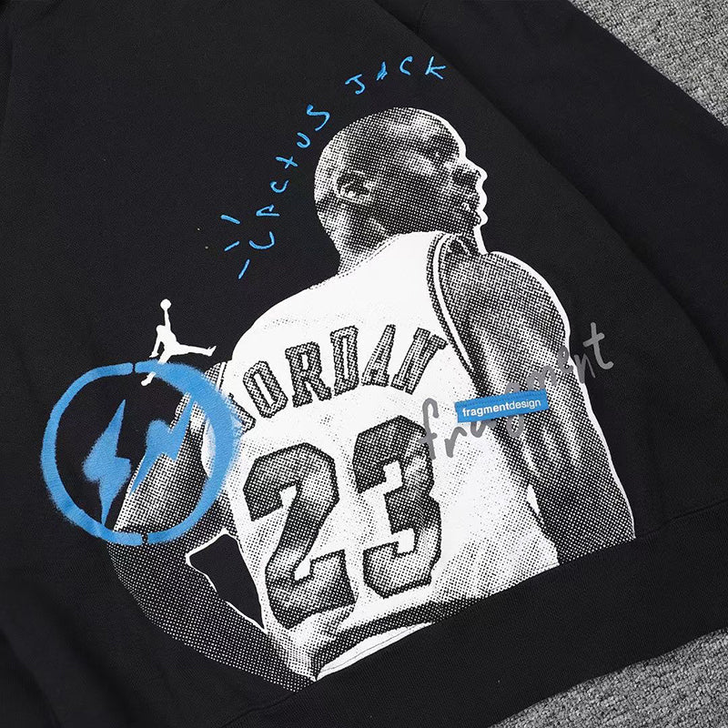 Travis Scott x Jordan x Fragment Hoodie - Black