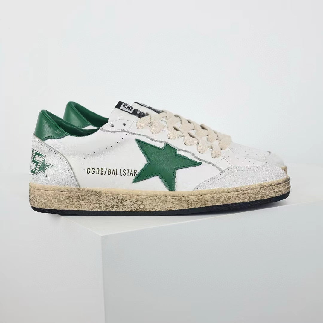 Golden Goose Ball-Star Green Star Green Heel Tab