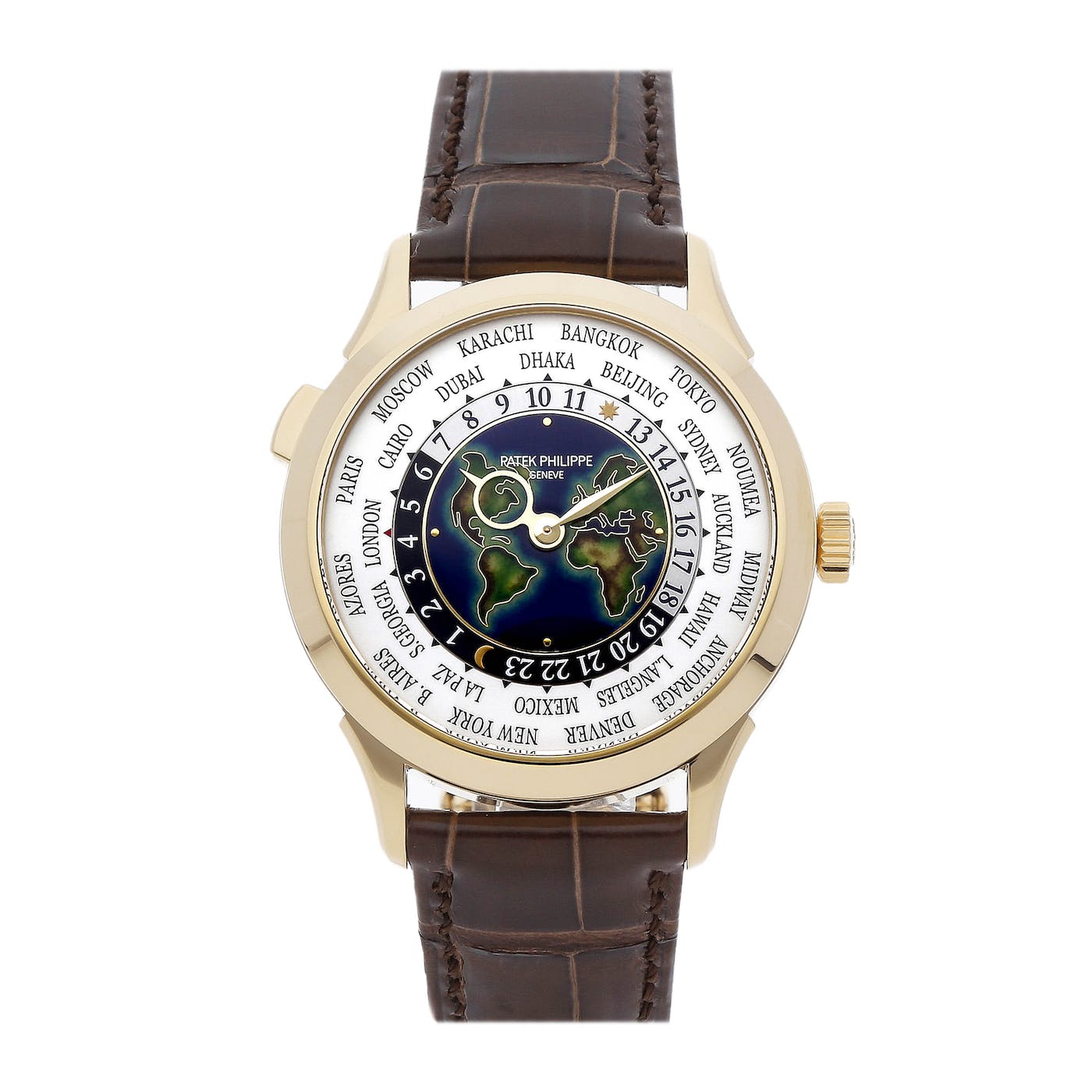 Patek Philippe Complications World Timer GMT White Dial 5231J