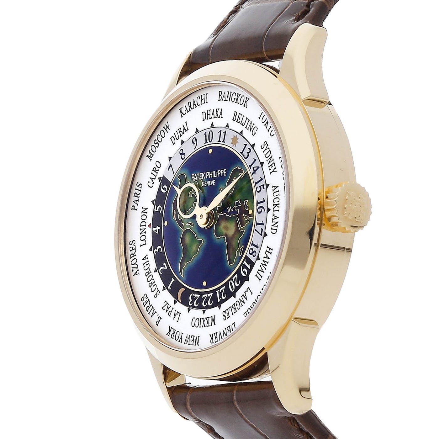 Patek Philippe Complications World Timer GMT White Dial 5231J