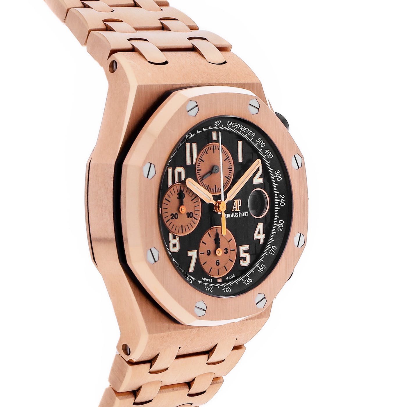 Audemars Piguet Royal Oak Offshore Chronograph Rose Gold Black Dial 26470OR