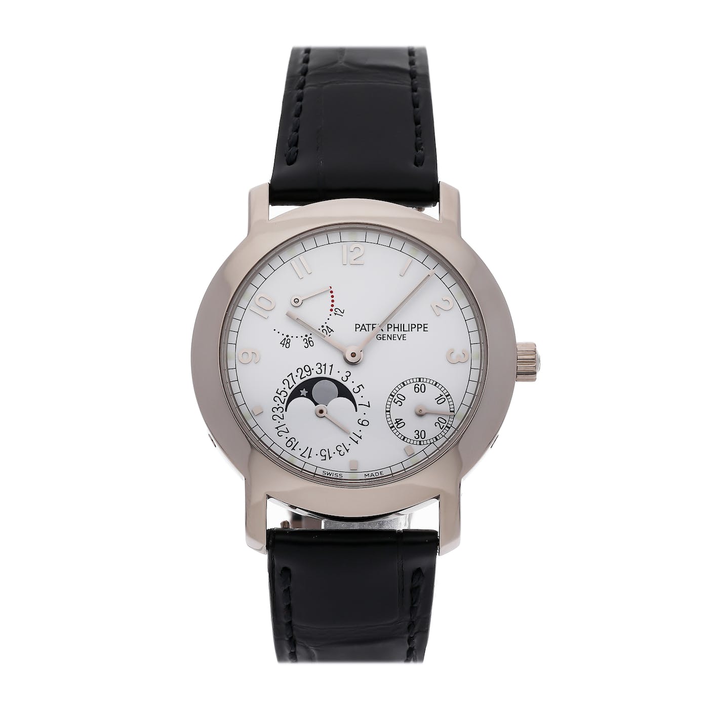 Patek Philippe Moon Phase Power Reserve White Gold 5055G