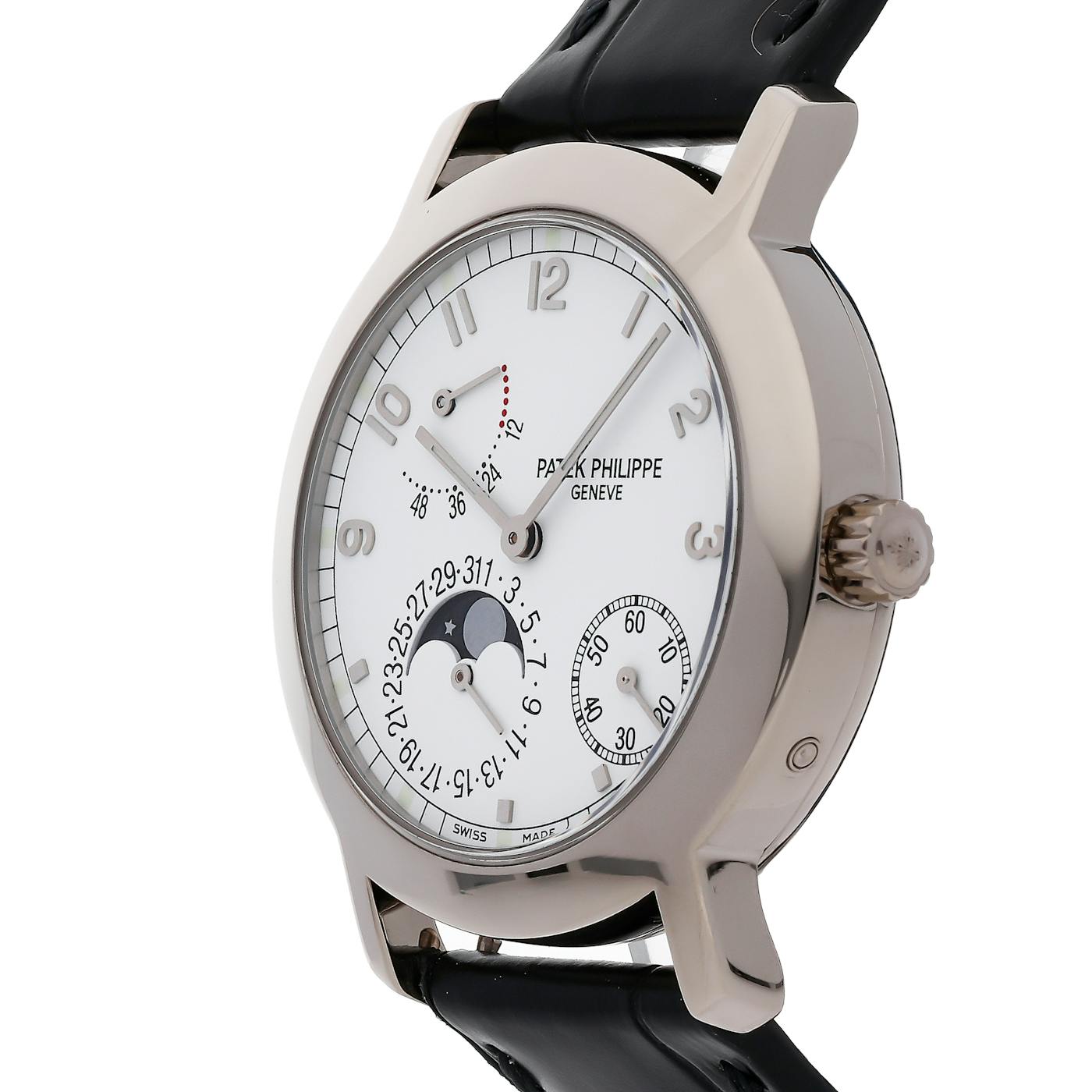 Patek Philippe Moon Phase Power Reserve White Gold 5055G