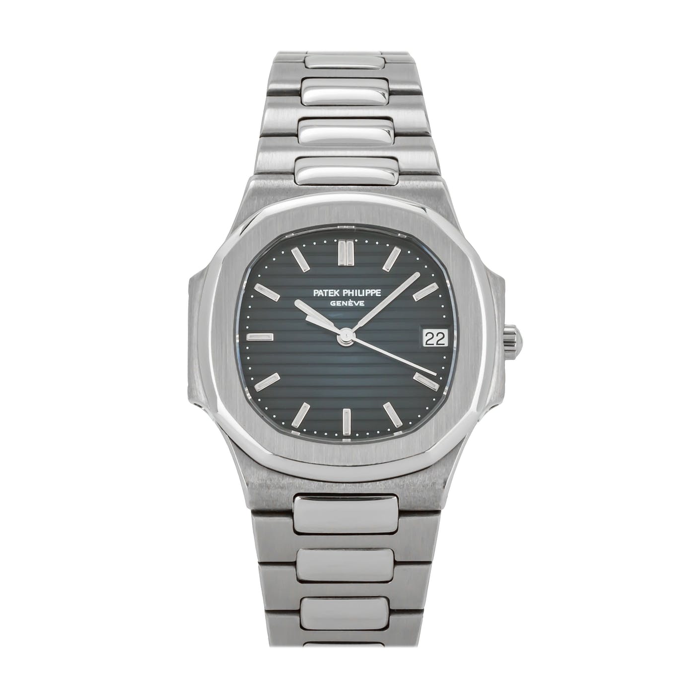 Patek Philippe Nautilus Ladies Stainless Steel 33mm Blue Dial 3900/1A