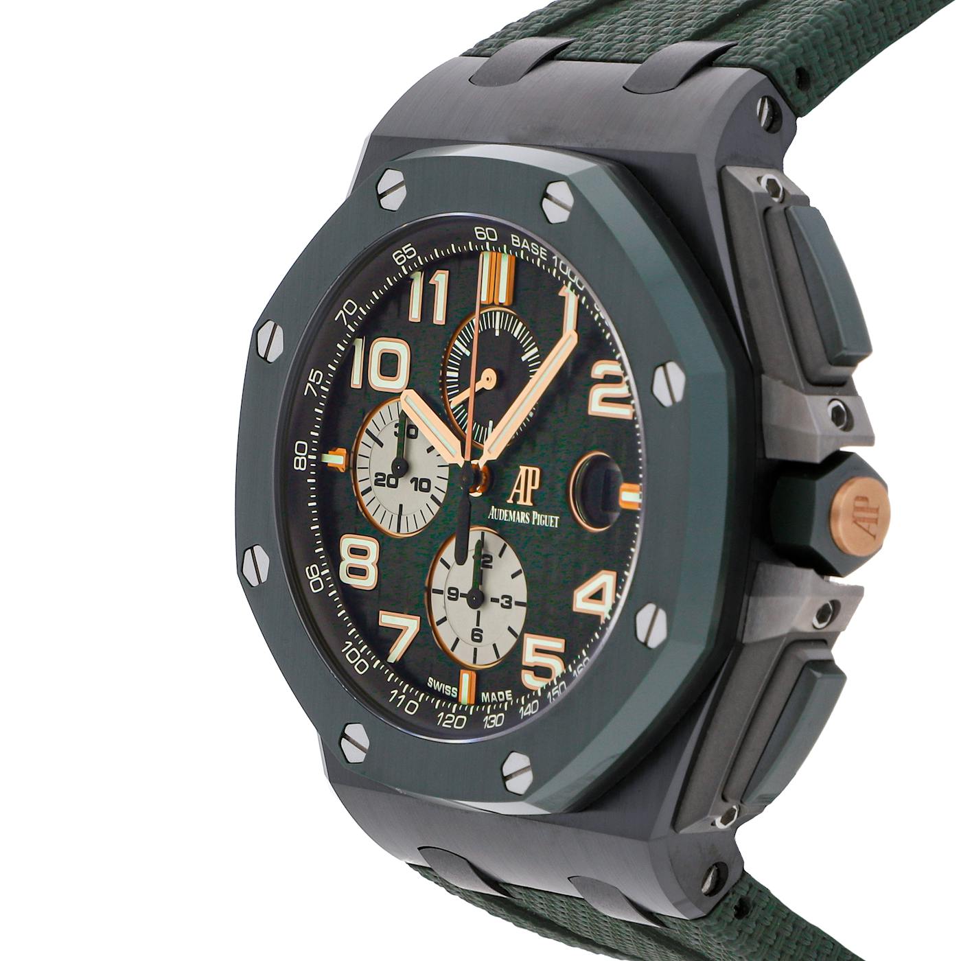 Audemars Piguet Royal Oak Offshore Chronograph Ceramic 44mm Green 26405CE