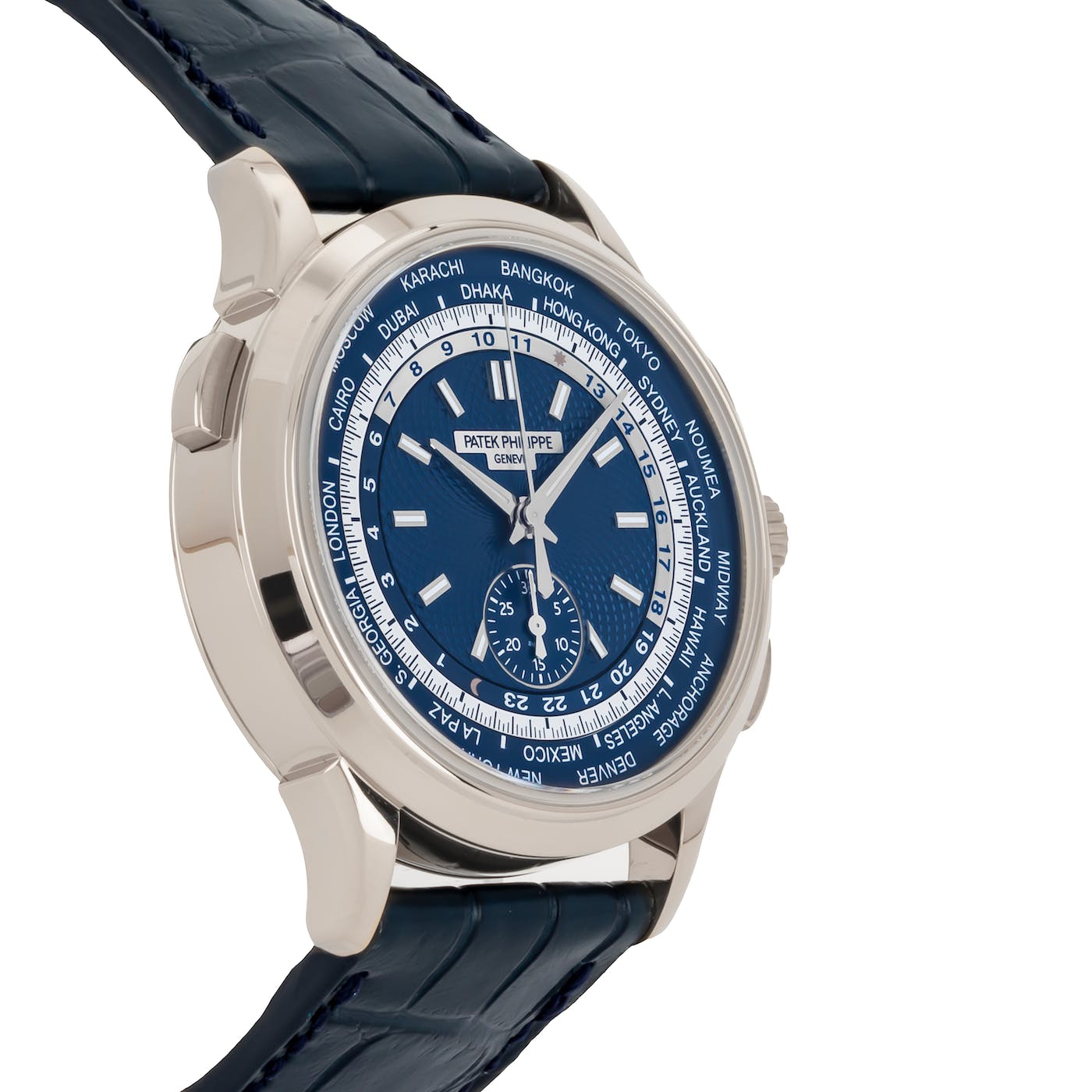 Patek Philippe World Time Flyback Chronograph White Gold 40mm 5930G