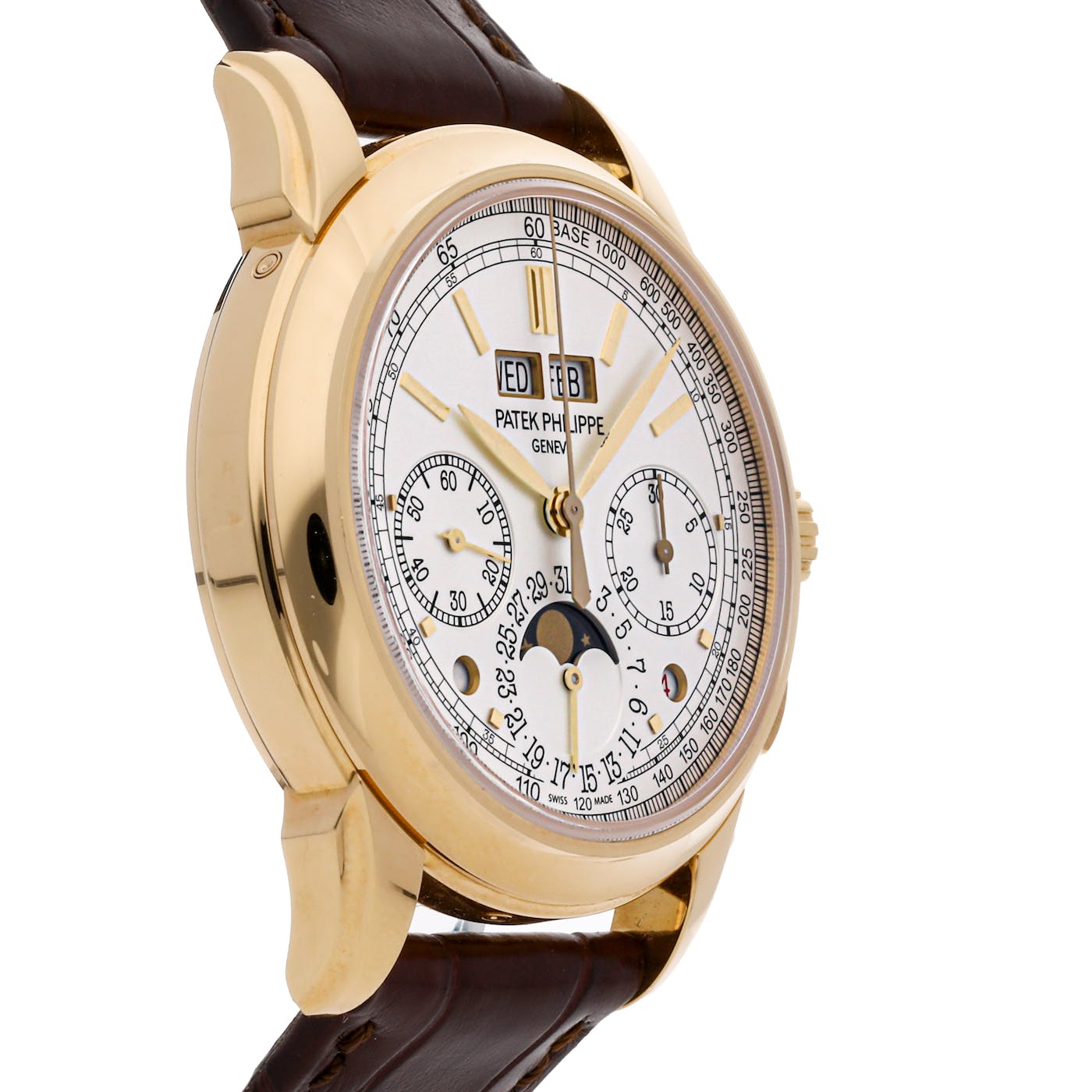 Patek Philippe Perpetual Calendar Moon Phase Chronograph Yellow Gold 41mm 5270J