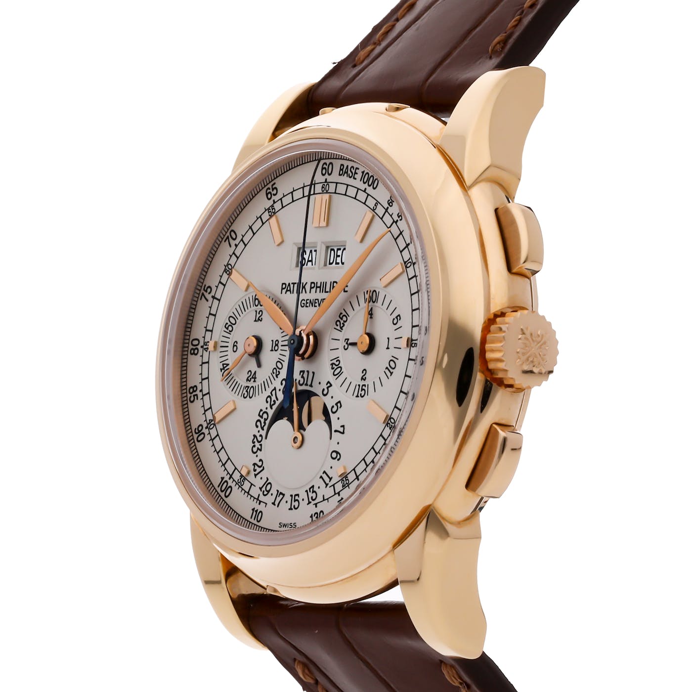 Patek Philippe Perpetual Calendar Moon Phase Chronograph Rose Gold 41mm 5270R