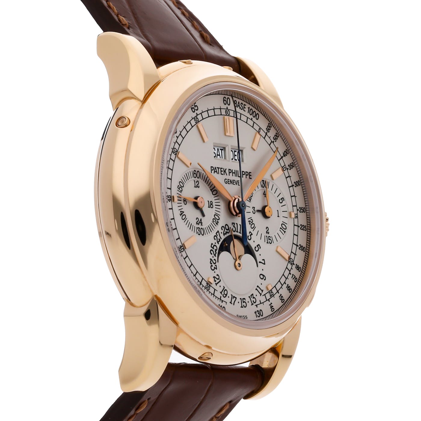 Patek Philippe Perpetual Calendar Moon Phase Chronograph Rose Gold 41mm 5270R