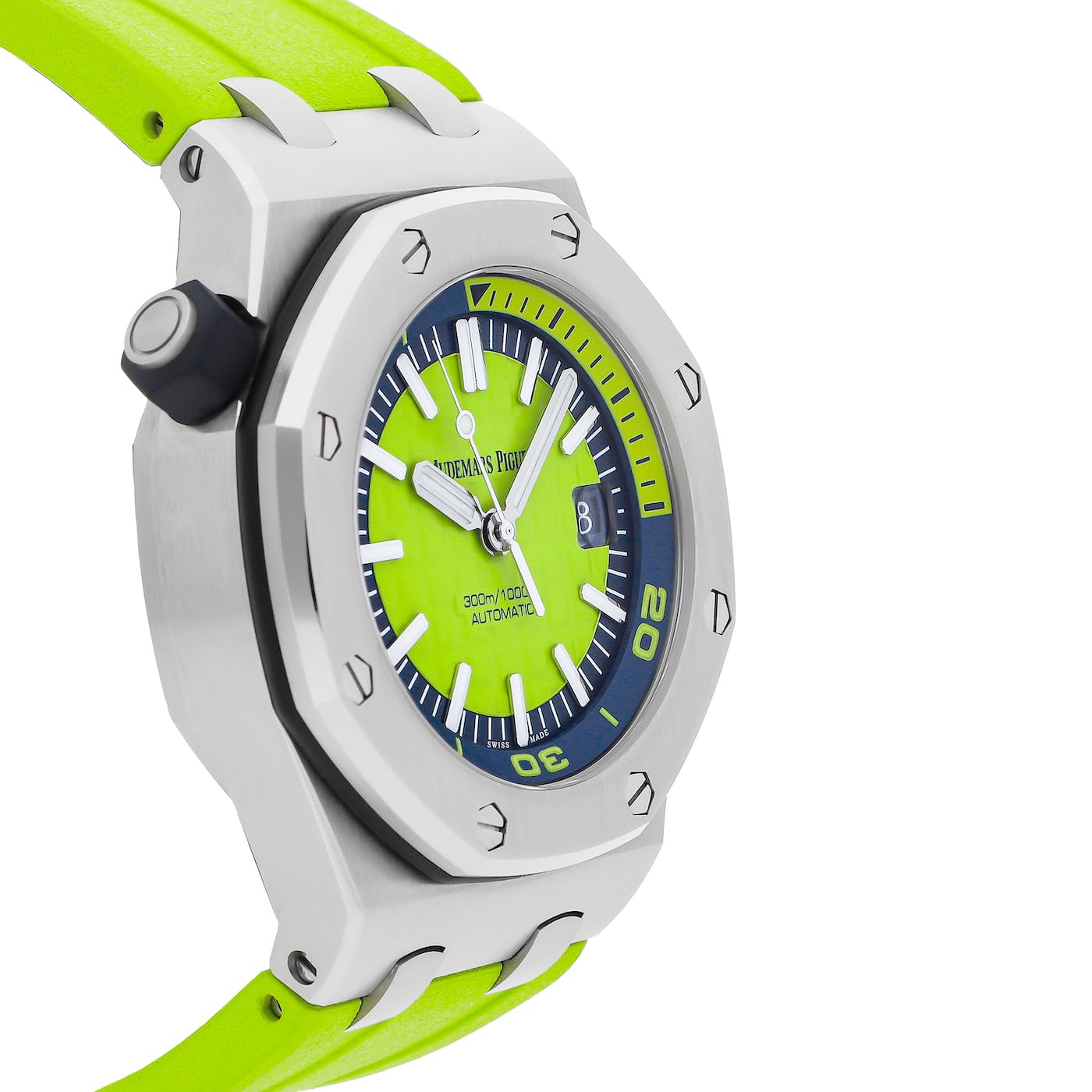 Audemars Piguet Royal Oak Offshore Diver Lime Green 42mm Stainless Steel 15710ST