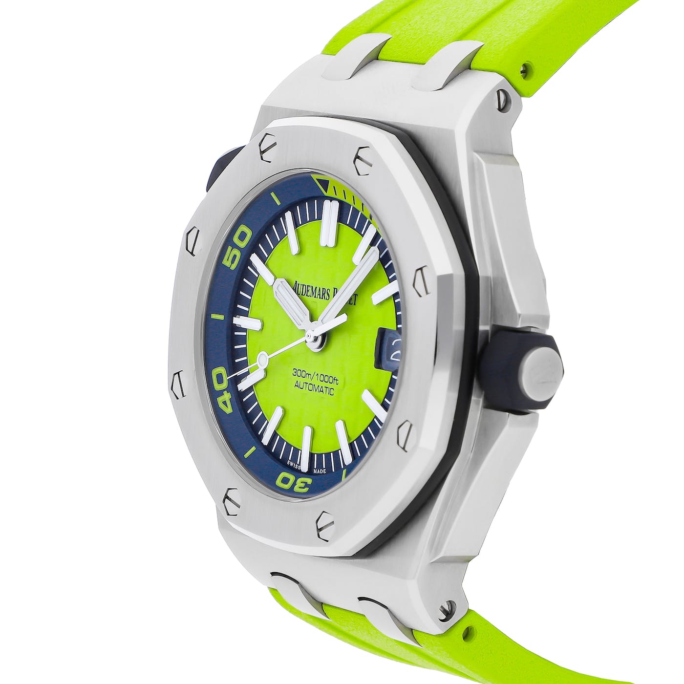 Audemars Piguet Royal Oak Offshore Diver Lime Green 42mm Stainless Steel 15710ST