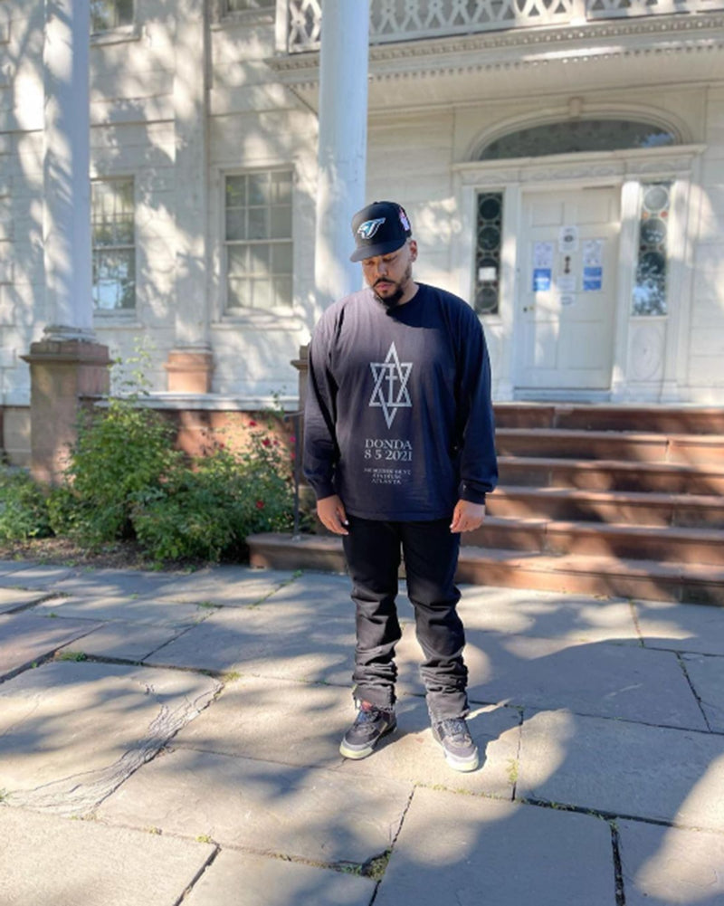 Kanye West DONDA August 5 Listening Event L/S T-shirt Black