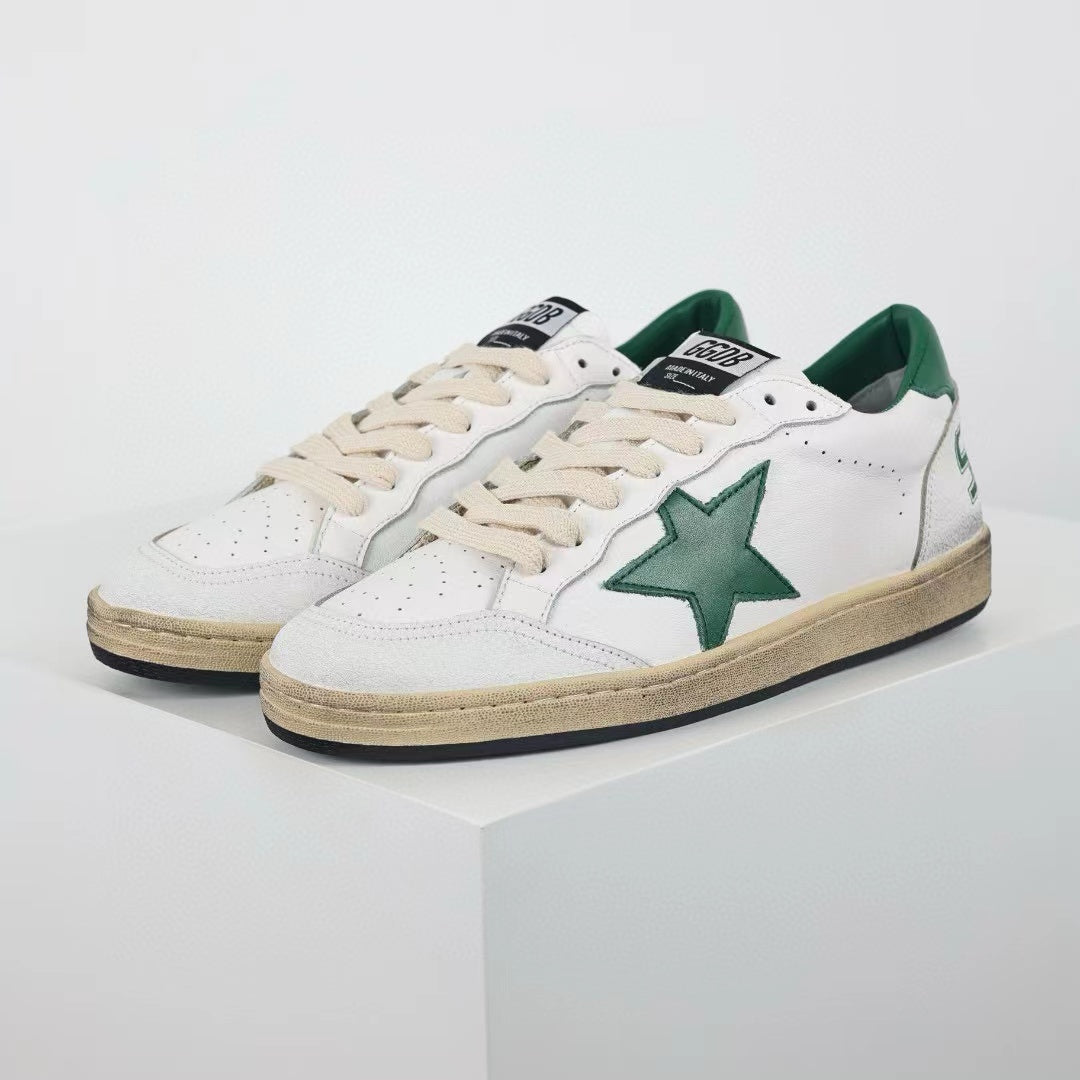 Golden Goose Ball-Star Green Star Green Heel Tab