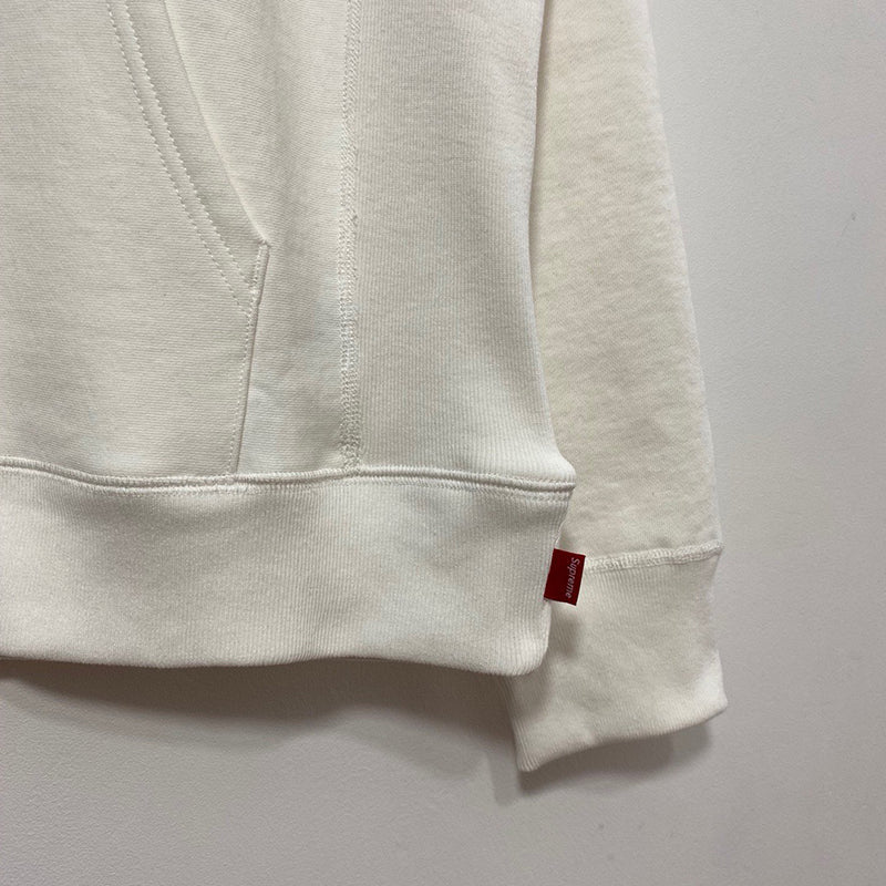 Supreme Swarovski S Logo Hooded Sweatshirt White