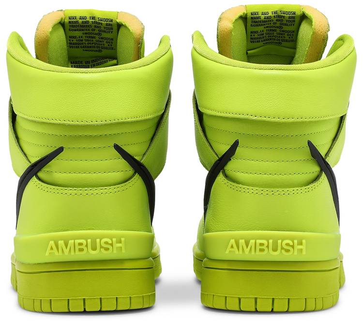 AMBUSH x Dunk High 'Flash Lime'