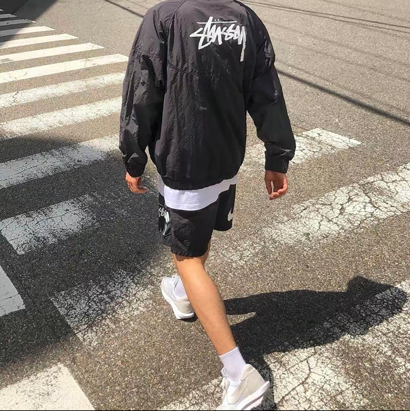 Nike x Stussy Windrunner Jacket Off Noir – Theory