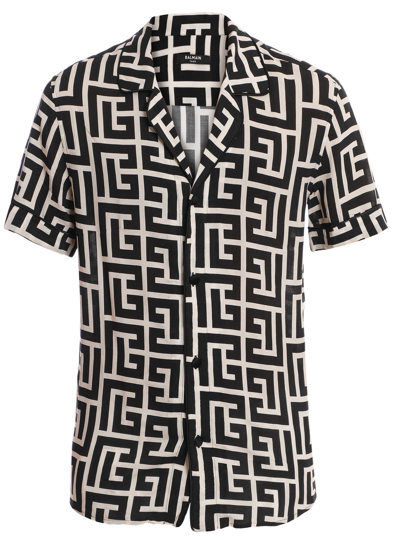 SS MACRO MONOGRAM PYJAMA SHIRT - MULTI