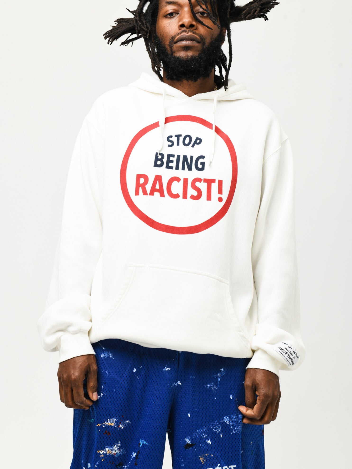 STOP BEING RACIST REVERSIBLE ATK HOODIE