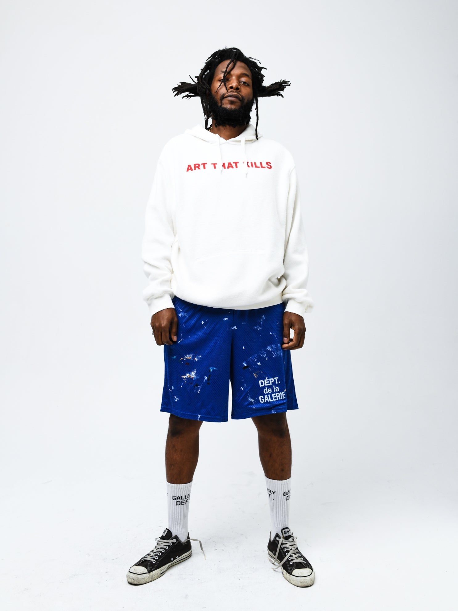 STOP BEING RACIST REVERSIBLE ATK HOODIE