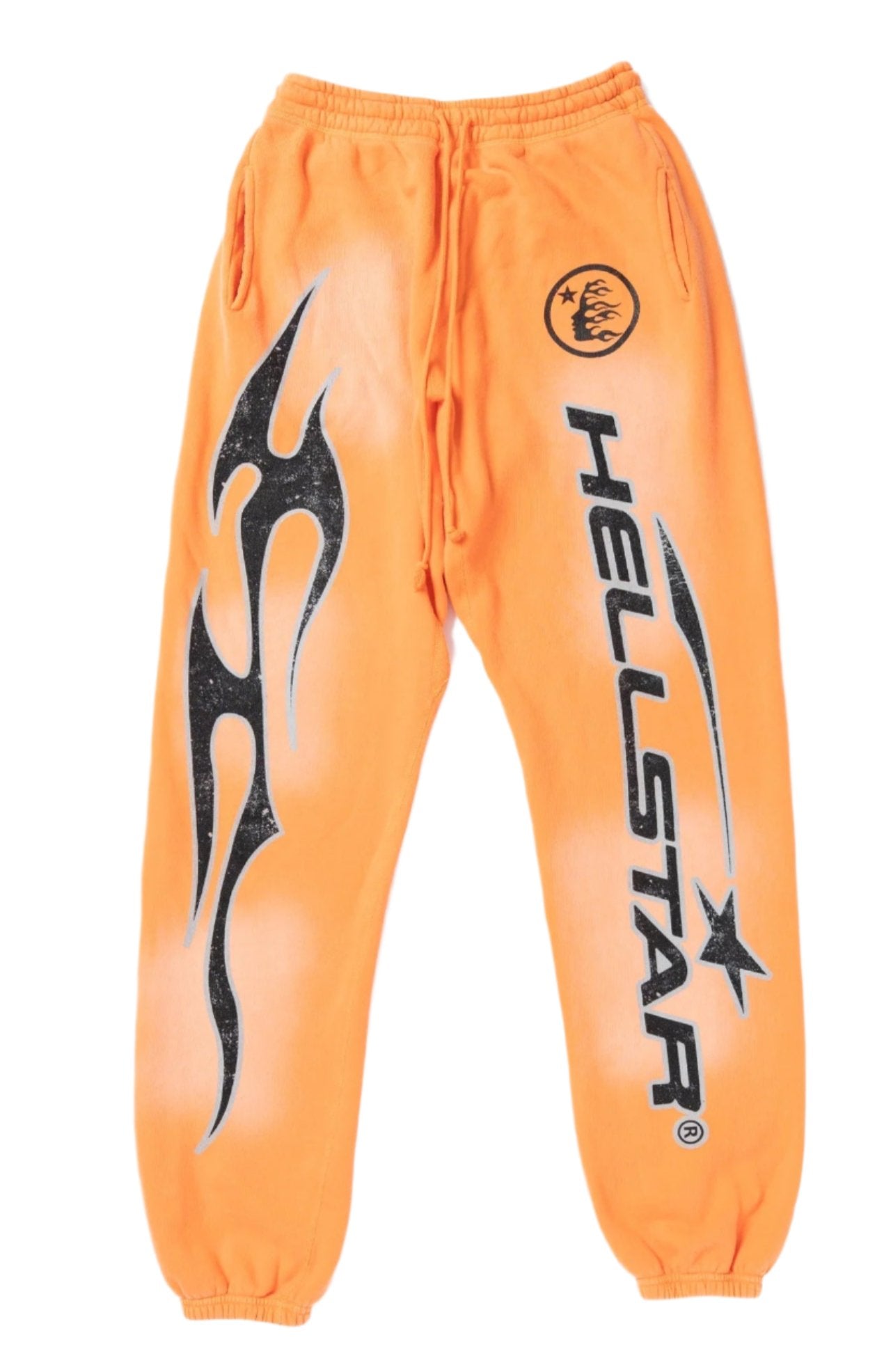 Hellstar Sports Logo Sweatpant w/ Flame ( Elastic )