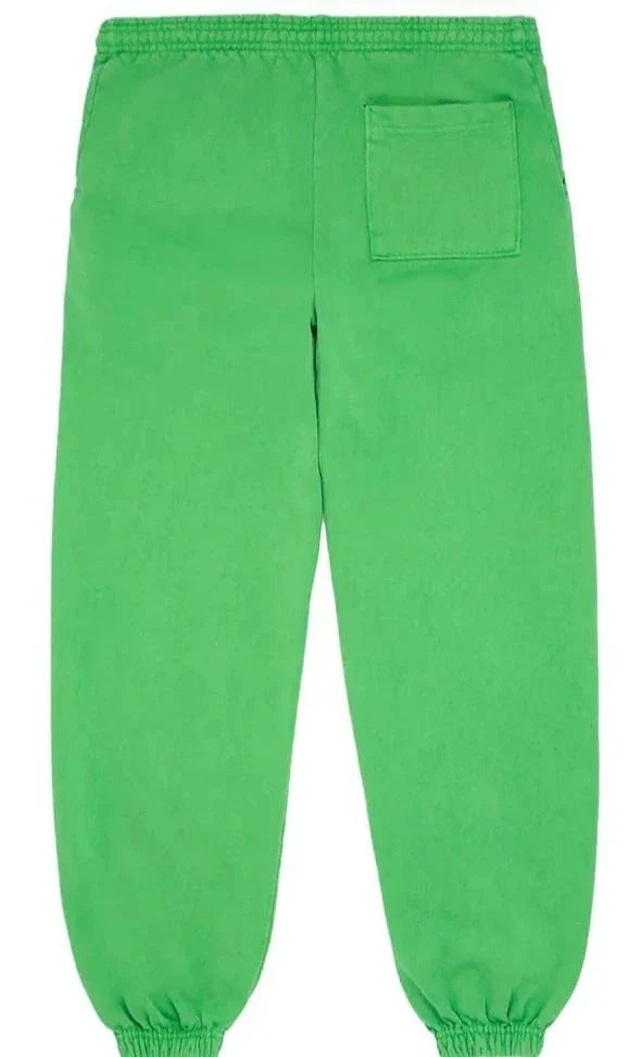 SP5DER SLIME GREEN SWEATPANTS - GREEN