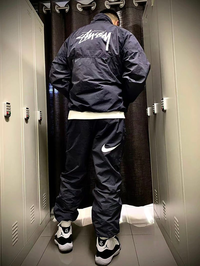Nike x Stussy Windrunner Jacket Off Noir – Theory