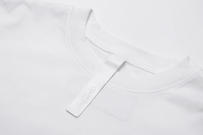 Chrome Hearts - Horseshoe Logo + Fleur de Lis Pin T-Shirt White