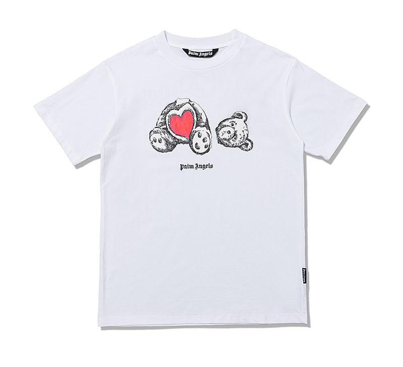 Palm Angels Bear In Love Loose Tee 'Black/White'