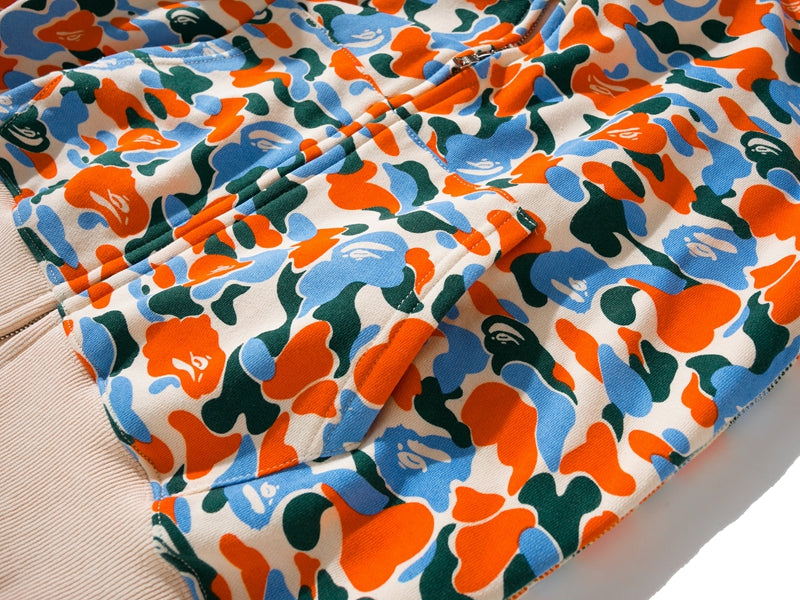 BAPE X MASTER & DYNAMIC FRIENDS & FAMILY CAMO SHARK HOODIE