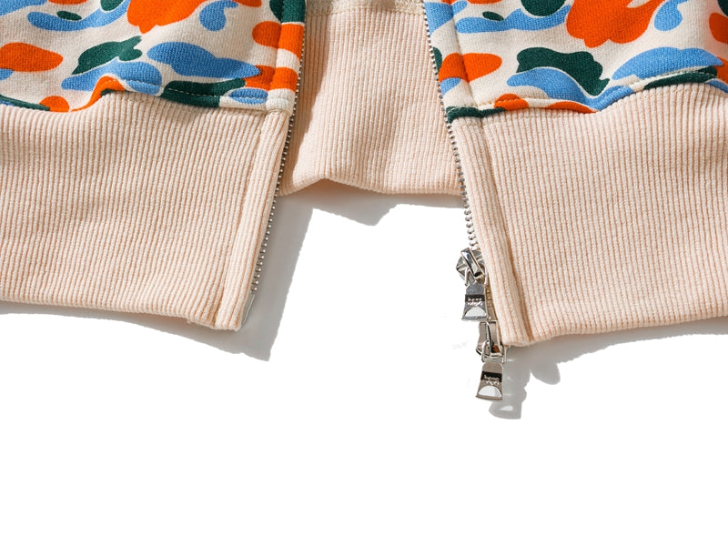 BAPE X MASTER & DYNAMIC FRIENDS & FAMILY CAMO SHARK HOODIE