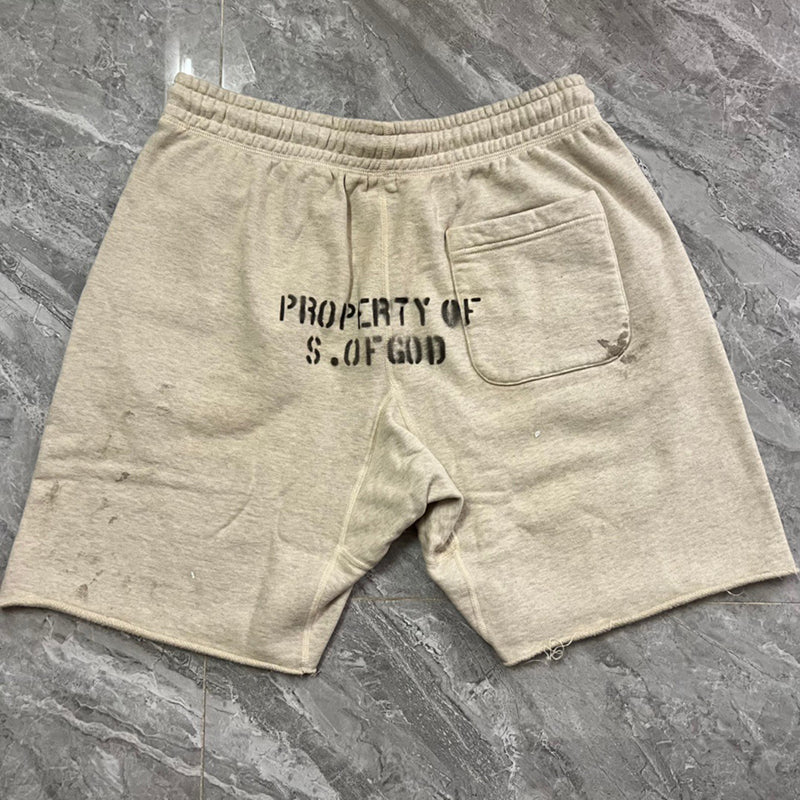 Saint Mxxxxxx x VLONE Sweat Shorts White