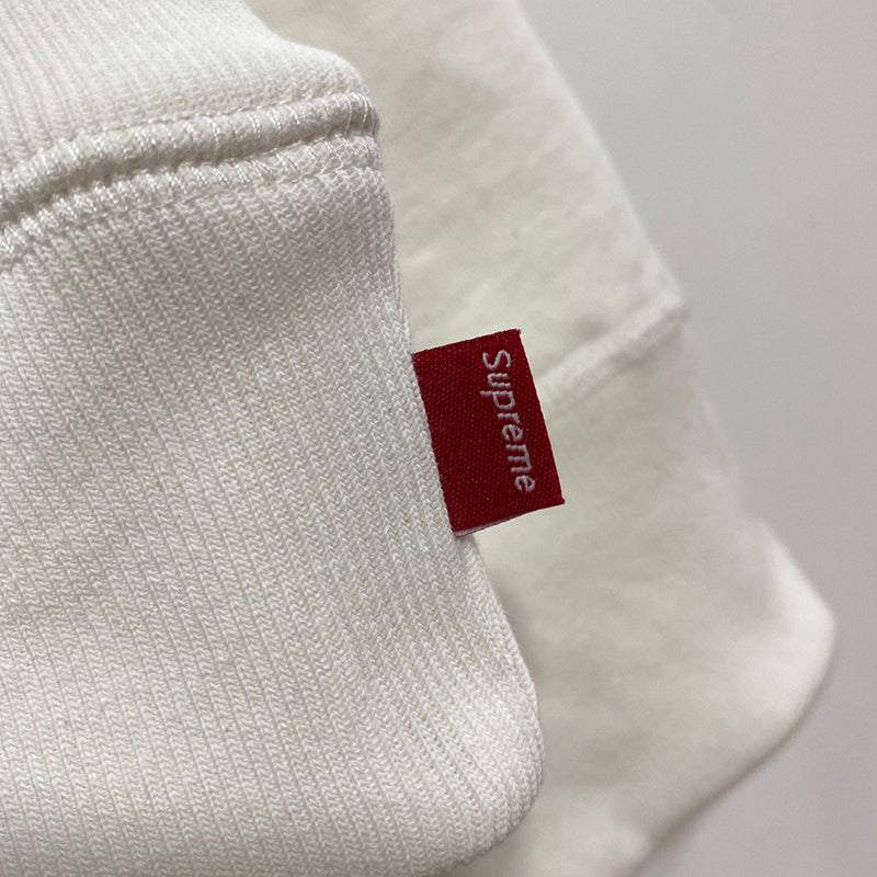 Supreme Swarovski S Logo Hooded Sweatshirt White