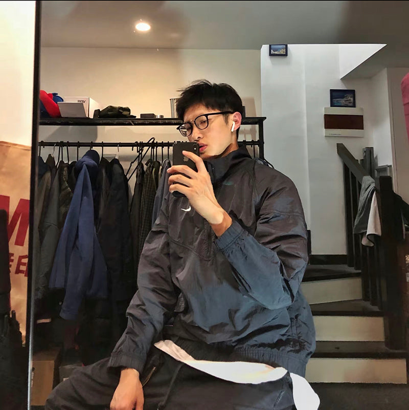 Nike x Stussy Windrunner Jacket Off Noir – Theory