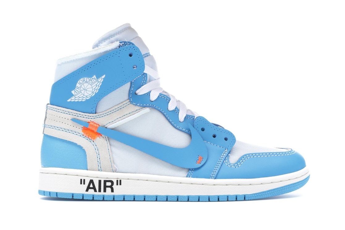 OFF-WHITE x Air Jordan 1 Retro High OG / Dark Powder Blue