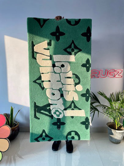 LOUIS VUITTON GRASS RUG