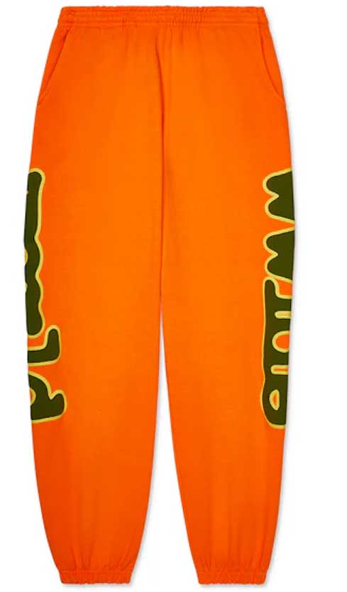 SP5DER BELUNGA SWEATPANTS - ORANGE