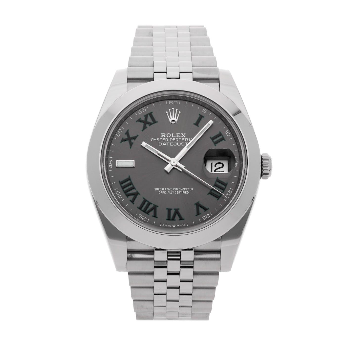 Rolex Datejust 41 Wimbledon Stainless Steel Jubilee 126300