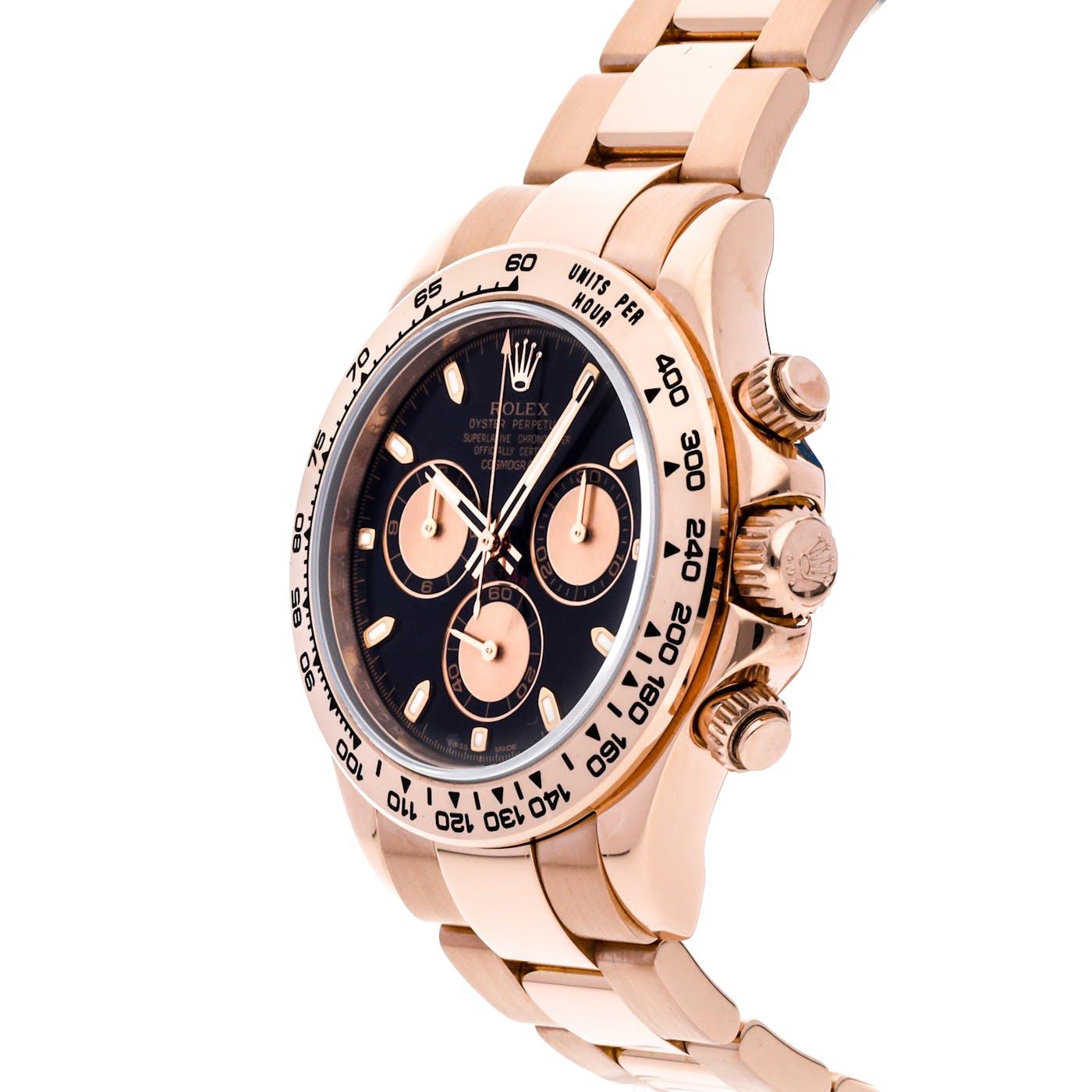 Rolex Daytona Rose Gold 116505 Black Dial