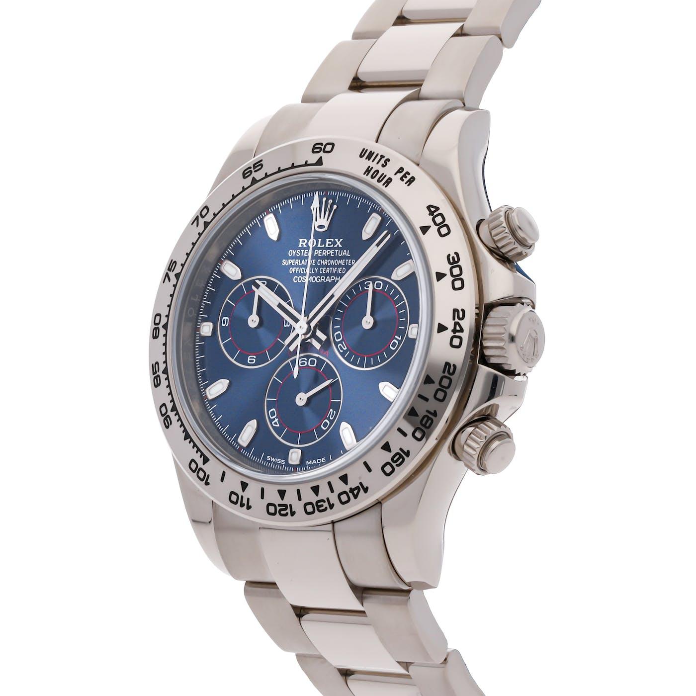 Rolex Daytona White Gold Blue Dial 116509