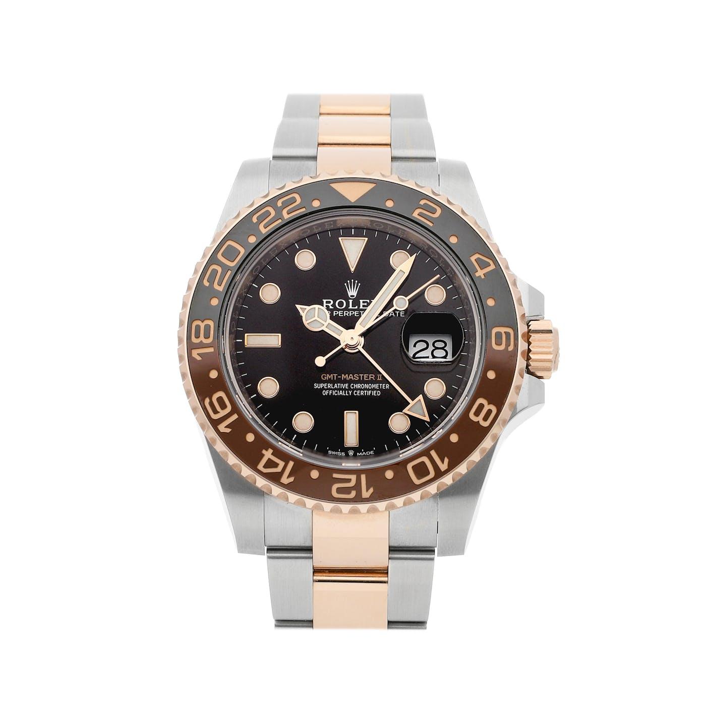 Rolex GMT Master 2 Stainless and Rose Gold "Root Beer" 126711CHNR