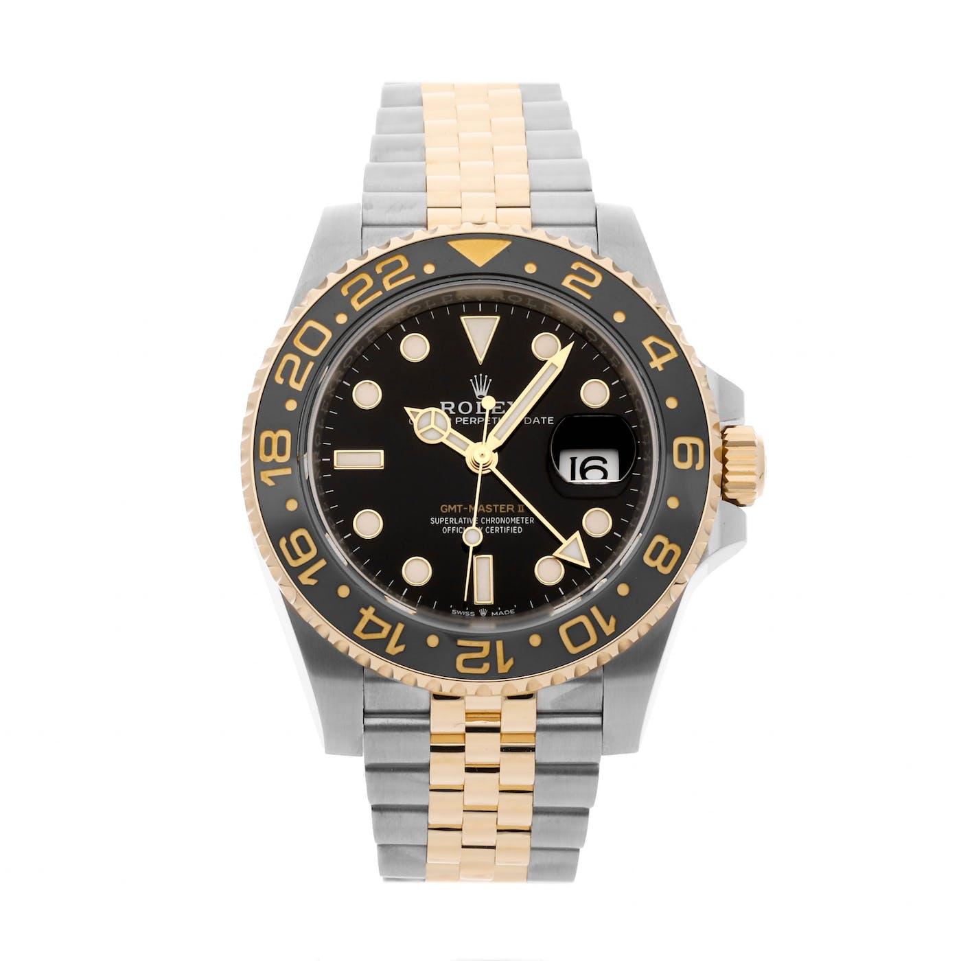 Rolex GMT Master 2 Steel and Yellow Gold 126713GRNR