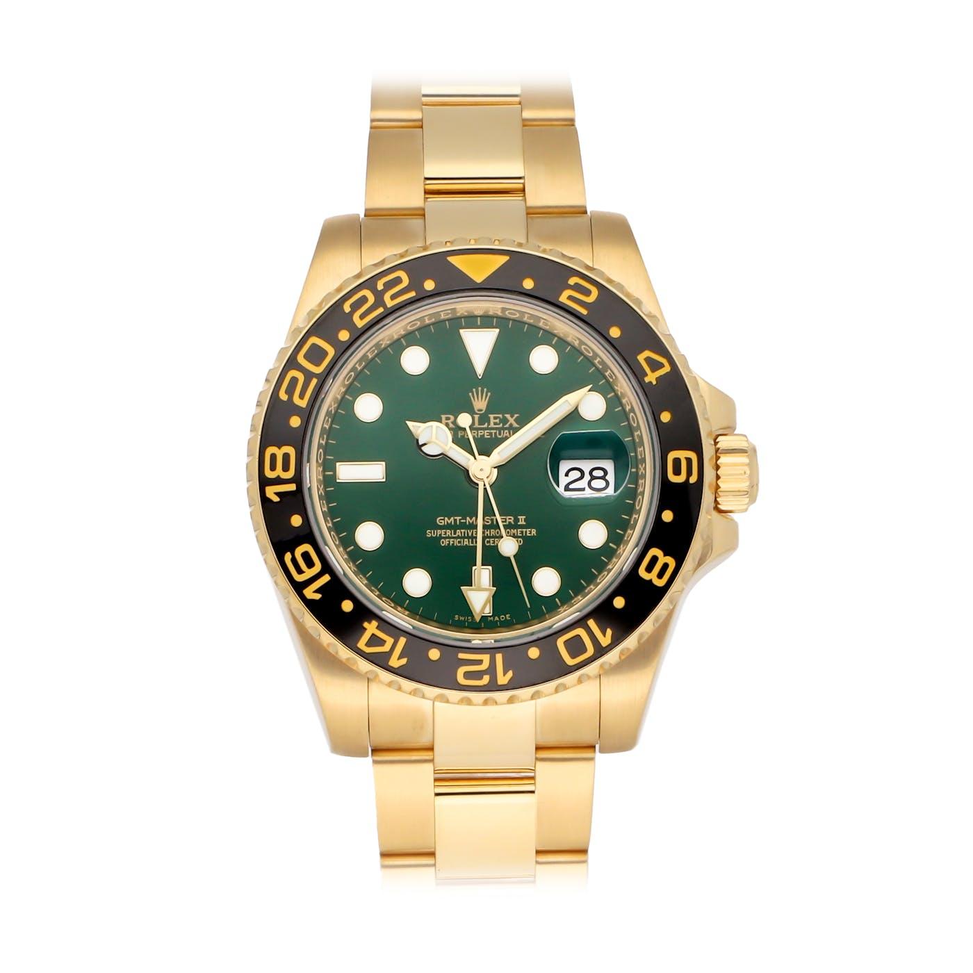 Rolex GMT Master 2 Yellow Gold 116718