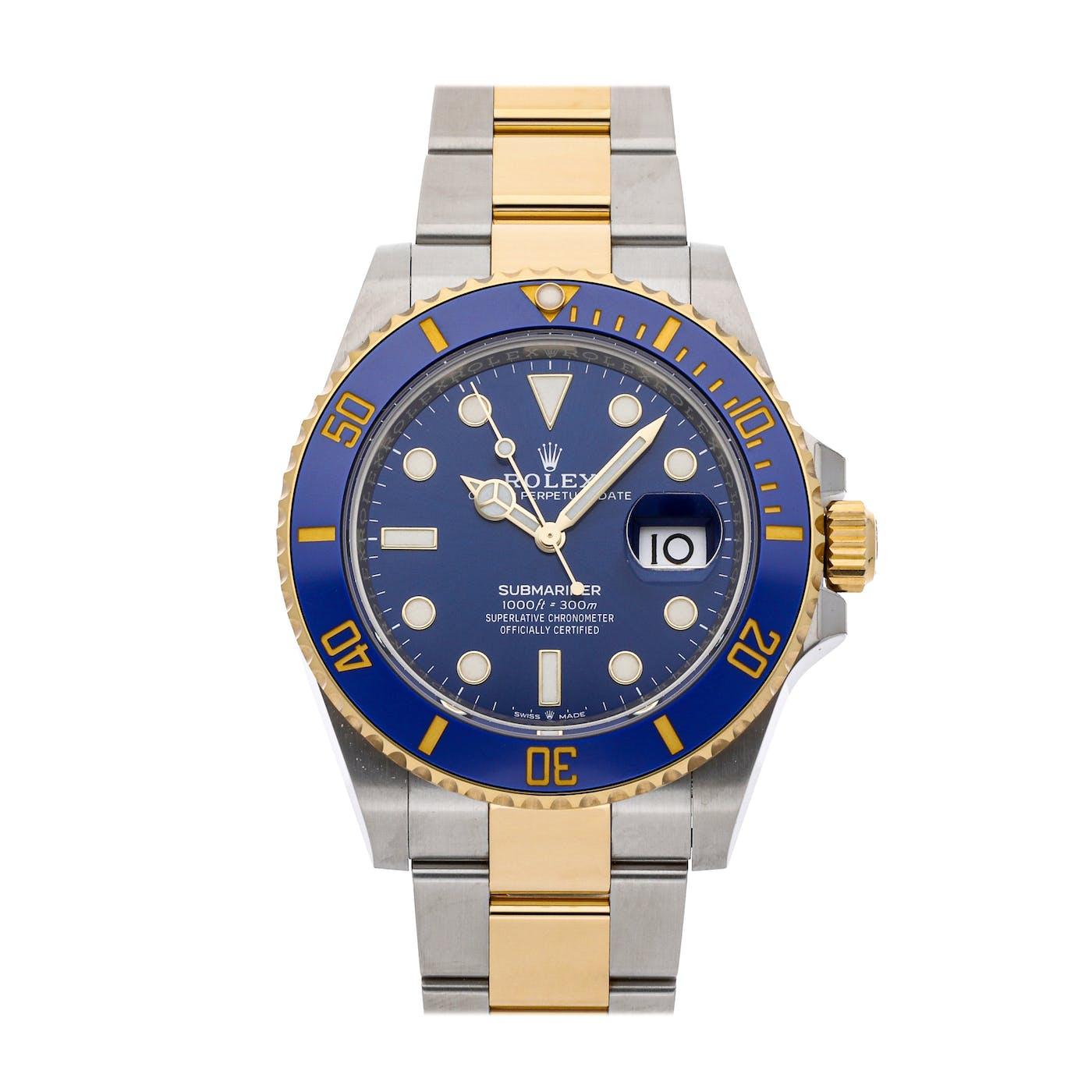 Rolex Submariner Steel and Yellow Gold Blue Dial 126613LB