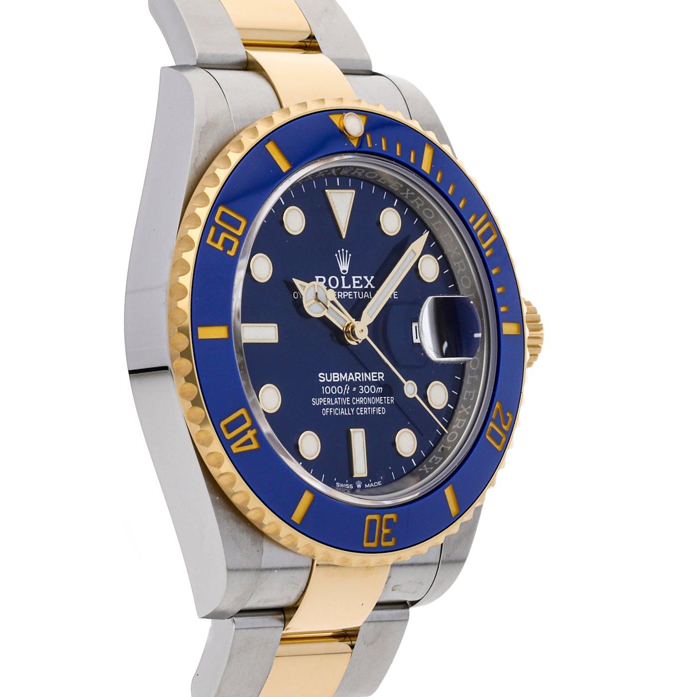 Rolex Submariner Steel and Yellow Gold Blue Dial 126613LB