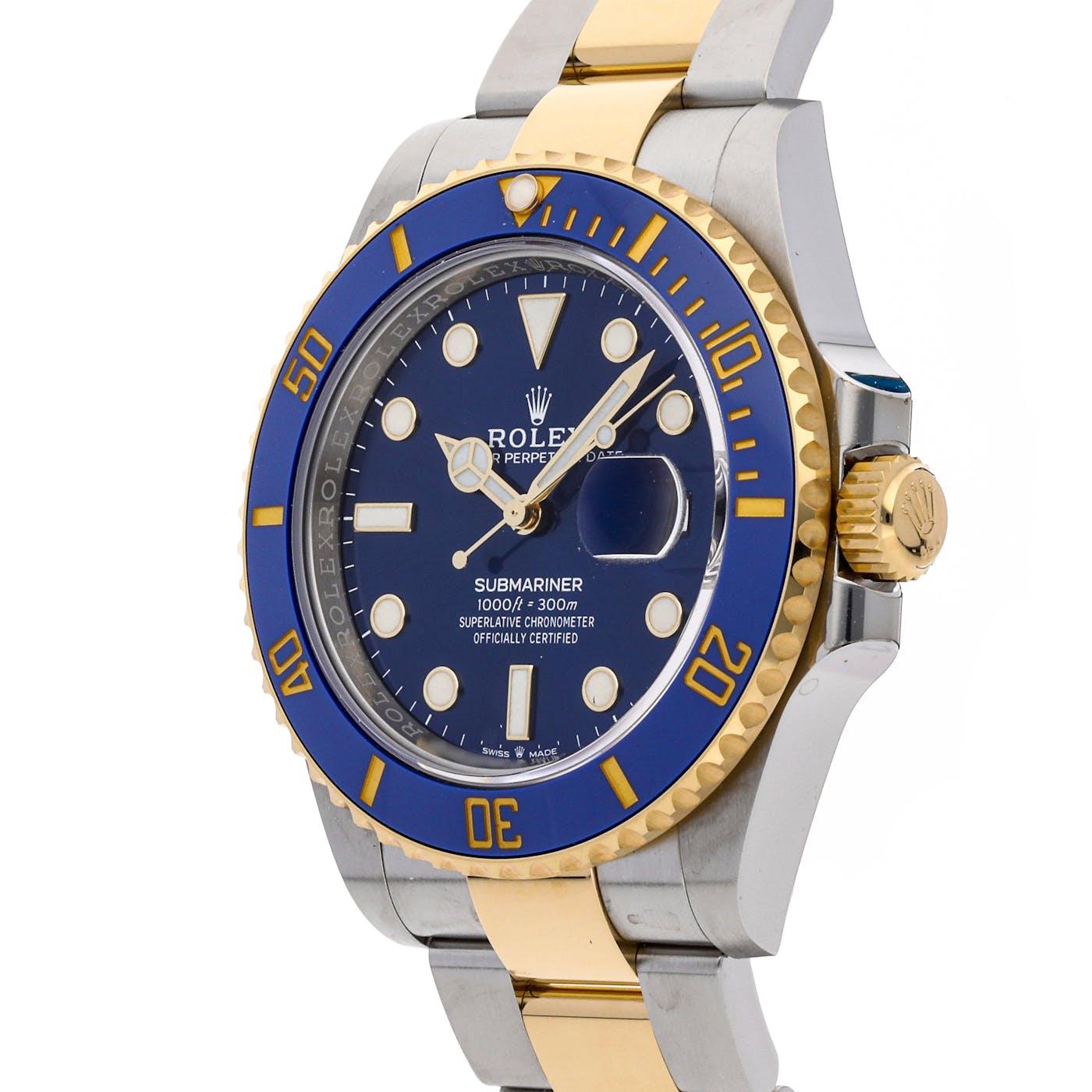 Rolex Submariner Steel and Yellow Gold Blue Dial 126613LB