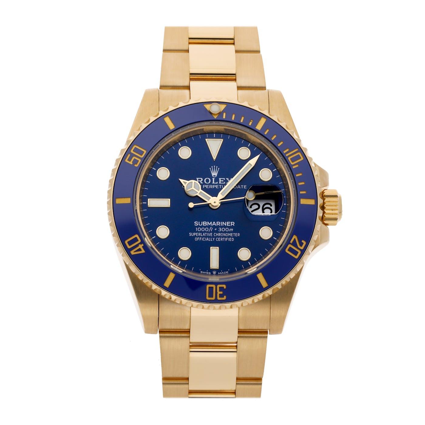 Rolex Submariner Yellow Gold 126618LB