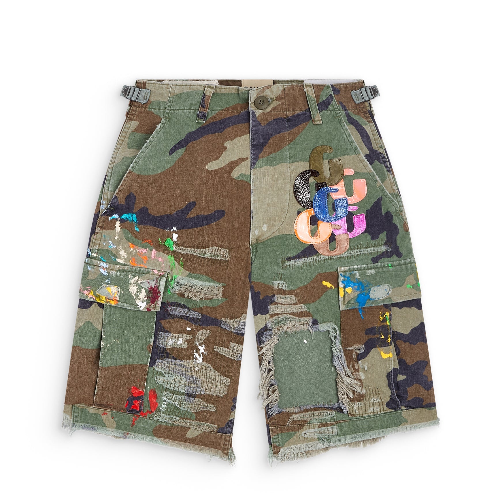 G PATCH CAMO CARGO SHORTS (WOMEN'S)